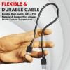 Lapster Hard Drive Cable Type C to Micro-B USB Compatible with all types of hardisk closure and gadgets