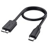 Lapster Hard Drive Cable Type C to Micro-B USB Compatible with all types of hardisk closure and gadgets