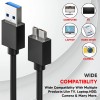 Lapster Hard Drive Cable Type C to Micro-B USB Compatible with all types of hardisk closure and gadgets