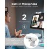 Lenovo 300 FHD Webcam with Full Stereo Dual Built-in mics | FHD 1080P 2.1 Megapixel CMOS Camera |Ultra-Wide 95° Lens, 4X Digital Zoom | 360 Rotation | Flexible Mount | Cloud Grey Lenovo 300 FHD Webcam with Full Stereo Dual Built-in mics | FHD 1080P 2.1 Megapixel CMOS Camera |Ultra-Wide 95° Lens, 4X Digital Zoom | 360 Rotation | Flexible Mount | Cloud Grey