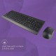 Lenovo 510 Wireless Keyboard and Mouse Set, 2.4 GHz Nano USB Receiver, Full Size, Island Key Design, Left or Right Hand, 1200 DPI Optical Mouse