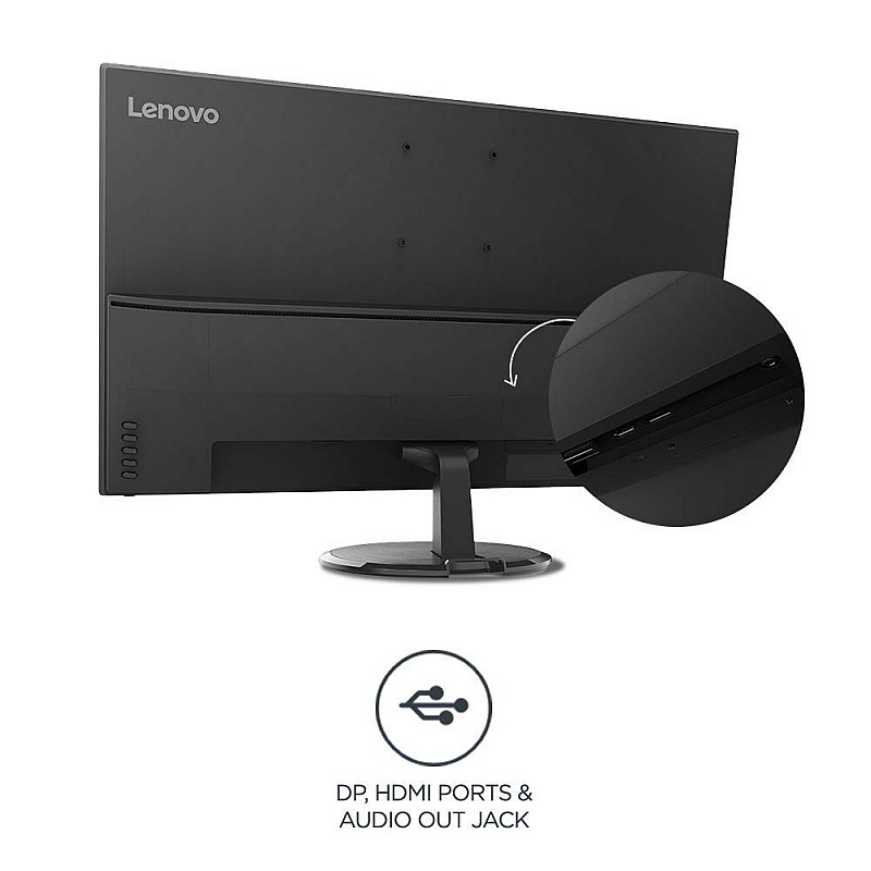 Lenovo - D32Q-20 D-Series 31.5 Inch (80Cm) 2K Qhd2560 X 1440 Pixels, Ips Monitor | 1.07 Billion Colors, 75Hz, 4Ms, Amd Freesync, Hdmi, Dp, Tilt, Vesa Wall Mount, Tuv Certified Eye Comfort, Raven Black