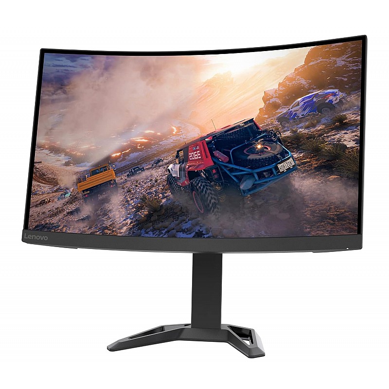 Lenovo Gaming G-Series Curved 27in(68.58cm) 1920x1080 FHD VA Monitor |165Hz|1ms, AMD FreeSyncPremium|90%DCI-P3, 2x3W Speakers, HDMI|DP, Height Adjust TiltStand,TUV EyesafeCertified,Raven Black-G27c-30