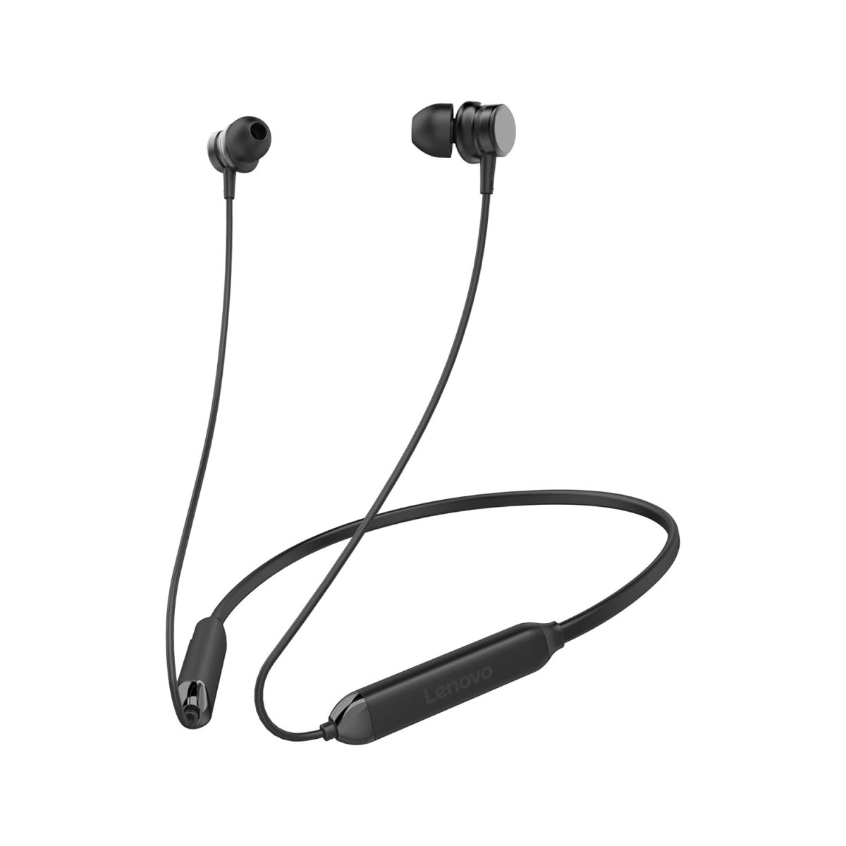 Lenovo HE15 Wireless in-Ear Bluetooth Neckband with Mic, 12 Hours Playtime, HD Call with Intelligent Noise Reduction, IPX5 Waterproof & Sweat Proof, Bluetooth 5.0 with HSP/HFP/AVRCP/A2DP Lenovo HE15 Wireless in-Ear Bluetooth Neckband with Mic, 12 Hours Playtime, HD Call with Intelligent Noise Reduction, IPX5 Waterproof & Sweat Proof, Bluetooth 5.0 with HSP/HFP/AVRCP/A2DP