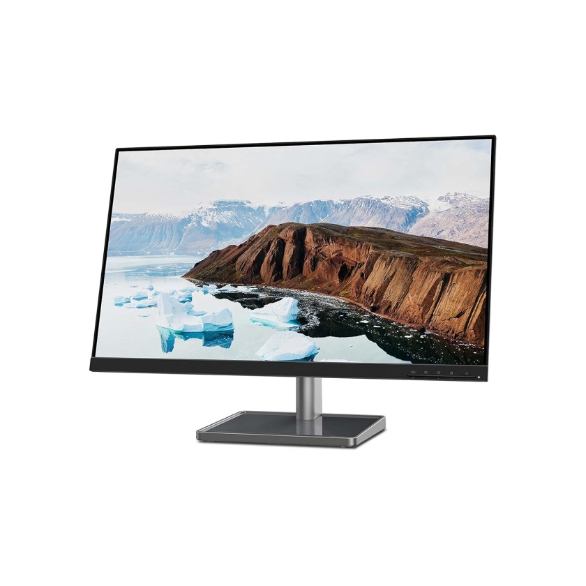Lenovo L-Series 27 inch (68.58cm) FHD IPS Monitor |16.7m Colors, 75Hz, AMD FreeSync, USB-C Port, 3Wx2 Speakers, HDMI, VGA, Tilt Swivel Pivot Height Adjust Stand for Home & Office, L27m-30