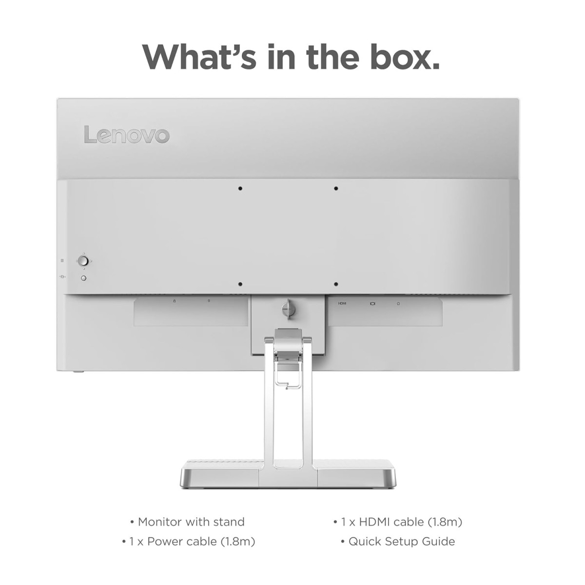 Lenovo L22e-40, 21.4 Inch (54.48 cm), FHD 1920x1080, 75Hz, Grey, 4ms, 16.7Mn Colors, AMD FreeSync, TUV Eye Comfort, Low Blue Light, Smart Display Customization Artery, HDMI Monitor Lenovo L22e-40, 21.4 Inch (54.48 cm), FHD 1920x1080, 75Hz, Grey, 4ms, 16.7Mn Colors, AMD FreeSync, TUV Eye Comfort, Low Blue Light, Smart Display Customization Artery, HDMI Monitor