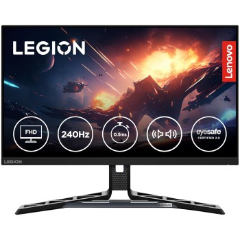 Lenovo Legion R25f-30, 25 Inch (63.50cm), FHD 1920x1080, 240Hz, Black, 0.5ms, AMD FreeSync, 99% sRGB, 90% DCI-P3, 3Wx2 Speaker, 2xHDMI, 1xDP, Tilt, Swivel, Pivot, Height Adjust Stand Gaming Monitor Lenovo Legion R25f-30, 25 Inch (63.50cm), FHD 1920x1080, 240Hz, Black, 0.5ms, AMD FreeSync, 99% sRGB, 90% DCI-P3, 3Wx2 Speaker, 2xHDMI, 1xDP, Tilt, Swivel, Pivot, Height Adjust Stand Gaming Monitor