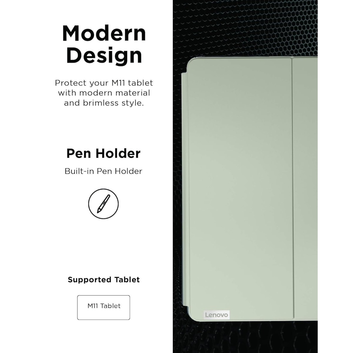 Lenovo Slim Folio Case for Tab M11 (Suitable for Tablet M11, Screen - 11 Inch,