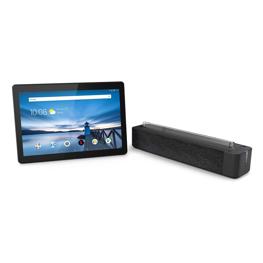 Lenovo Smart Bluetooth, Wi-Fi Tab M10 with Alexa Speaker Dock Slate Black)