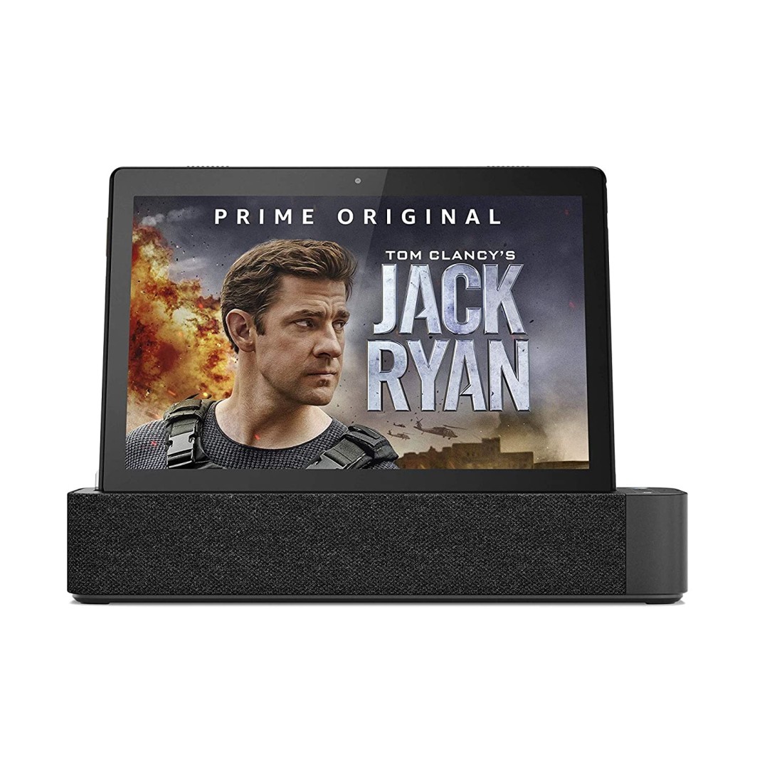 Lenovo Smart Bluetooth, Wi-Fi Tab M10 with Alexa Speaker Dock Slate Black)