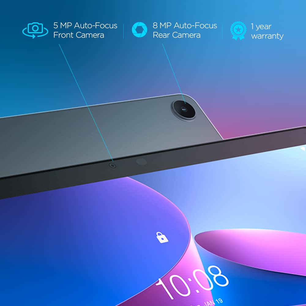 Lenovo Tab M10 FHD 3rd Gen (10.1 inch (25.65 cm), 4 GB, 64 GB, Wi-Fi+LTE, Voice Calling), Storm Grey