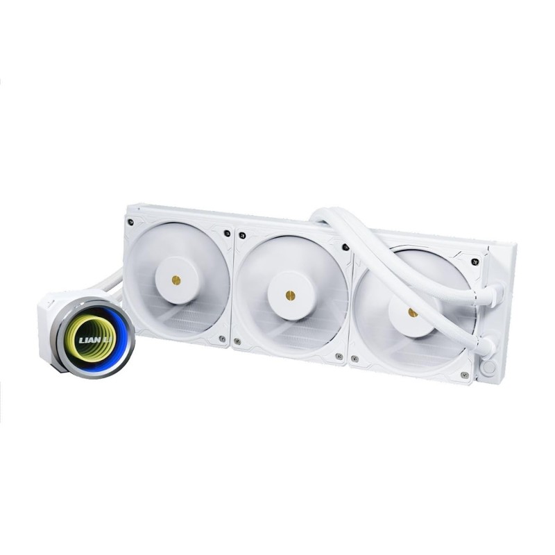 Lian Li Galahad 360 ARGB AIO Liquid CPU Cooler - White | Support Intel: LGA 115X,LGA 1200,LGA 1700 & AMD: AM4,AM5