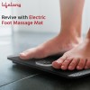 Lifelong EMS Foot Massager- Electric Foot Massager Machine for Pain Relief - 8 Modes, 19 Intensity Levels - Rechargeable, Wireless, Portable (Black)