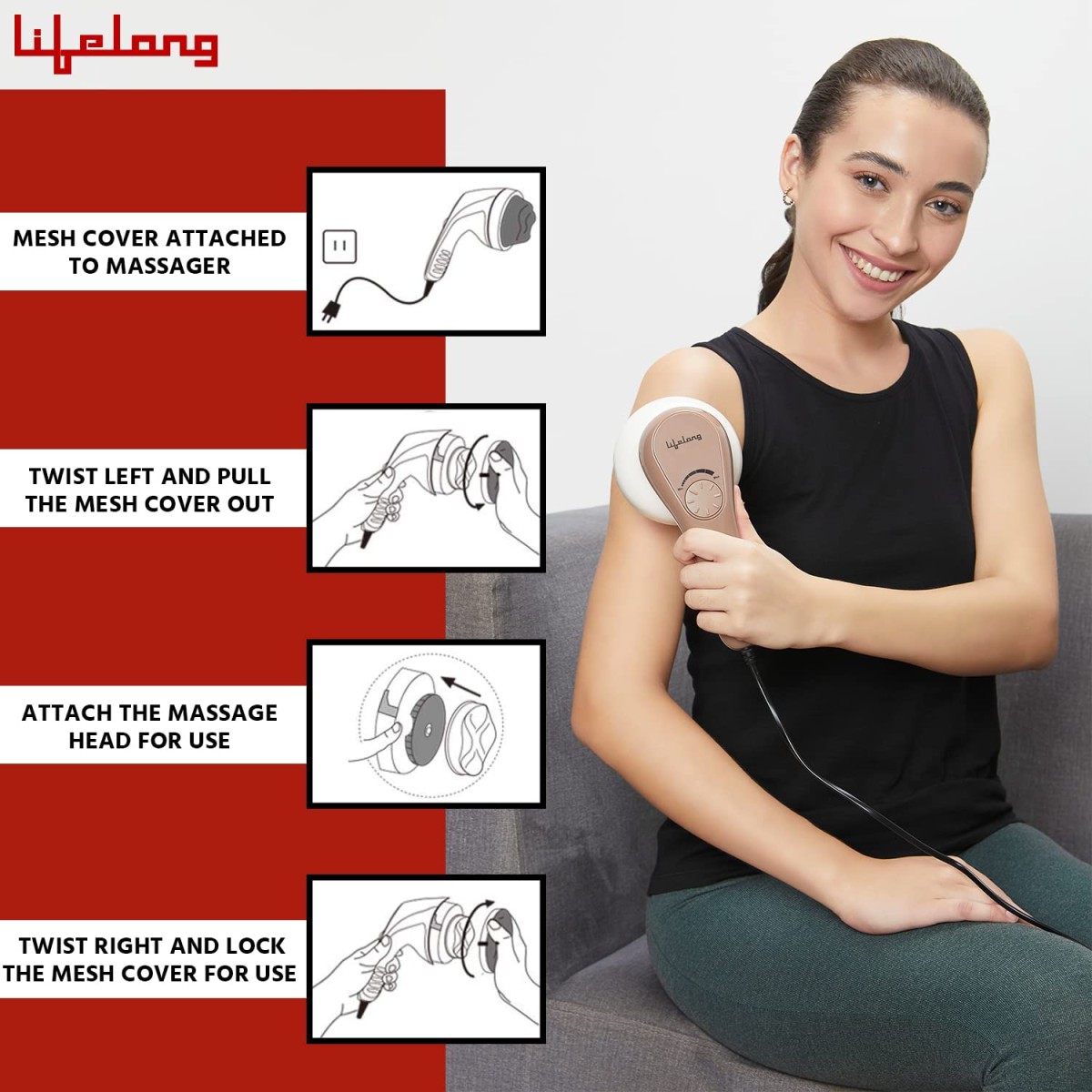 Lifelong Full Body Massager Machine for Pain Relief-Body-Back-Pain-Relief-Product