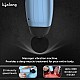 Lifelong Gun Massager | Percussion for Full Body Pain Relief | 6 Heads | LED Touch | 30 Speed Levels | Premium Bag (LLGM144, Blue)