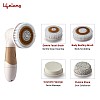 Lifelong LLM126 Electric Portable Face Cleanser and Massager Brush with 4 Brush Heads for Deep Cleansing, Scrubbing, Exfoliating