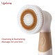 Lifelong LLM126 Electric Portable Face Cleanser and Massager Brush with 4 Brush Heads for Deep Cleansing, Scrubbing, Exfoliating