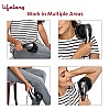 Lifelong LLM171 Electric Handheld Pain Relief Full Body Massager for Neck, Back, Leg & Foot, Gray