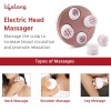 Lifelong LLM225 Rechargeable Head, Scalp Full Body Pain Relief Massager, Electric Head Kneading Massager,4 Speed Modes,Handheld Portable Head Scratcher for Hair Growth,Deep Clean & Relaxation,Brown Lifelong LLM225 Rechargeable Head, Scalp Full Body Pain Relief Massager, Electric Head Kneading Massager,4 Speed Modes,Handheld Portable Head Scratcher for Hair Growth,Deep Clean & Relaxation,Brown