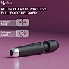 Lifelong Massager Machine for Women -Rechargeable Wireless Mini Body Massager with 20 Vibration Modes, Fast Charging, 8 Speeds and Water Resistant-Massager Machine for Full Body (Black, LLM468)