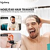 Lifelong Nose Trimmer for Men | 1 Year Warranty | Nose Hair Trimmer for Men, 40 Minutes Runtime, Trimmer for Women, Rechargeable Washable, Nose Trimmer for Women, Stainless Steel (LLPCM03, Silver)