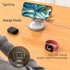 Lifelong Zerocord Wireless Charger 23 W 3 in 1 Foldable Magsafe Charger for iPhone 15/14/13/12 Series, Apple Airpods, Apple Watch, Fast Charging, 3 Outputs, Led Indicator, Silver Lifelong Zerocord Wireless Charger 23 W 3 in 1 Foldable Magsafe Charger for iPhone 15/14/13/12 Series, Apple Airpods, Apple Watch, Fast Charging, 3 Outputs, Led Indicator, Silver