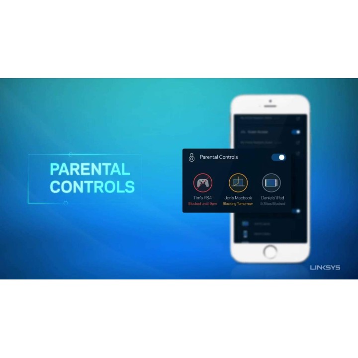 Linksys Velop Triband AC2200 Mesh Wi-Fi 5 Router,MU-MIMO,Enhance Speed up to 2.2 Gbps per Router and Coverage up to 6000 sq ft