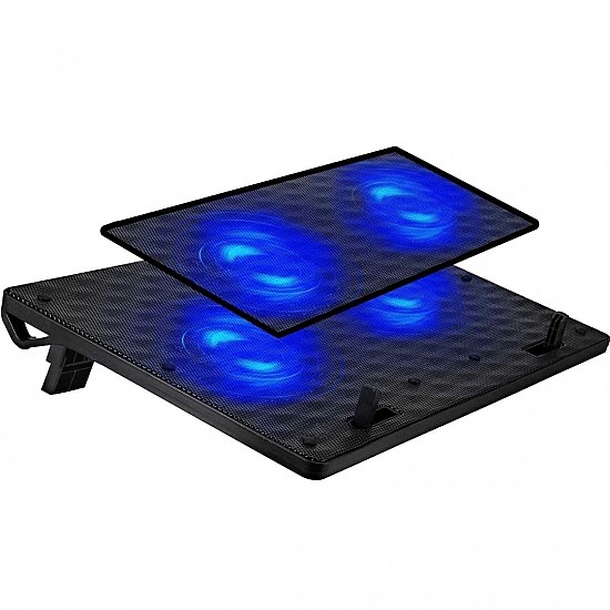 Live Tech Laptop Cooling Pad Led 2 Fan with Ease Stand USB Powered Laptop Cooling Pad