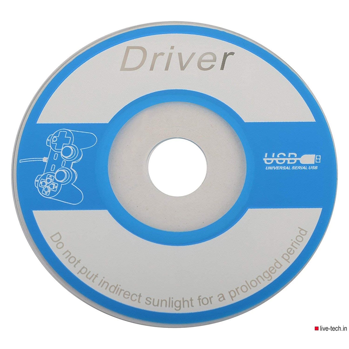 Live Tech Turbo Double Vibration Game Pad GP 01(Black)