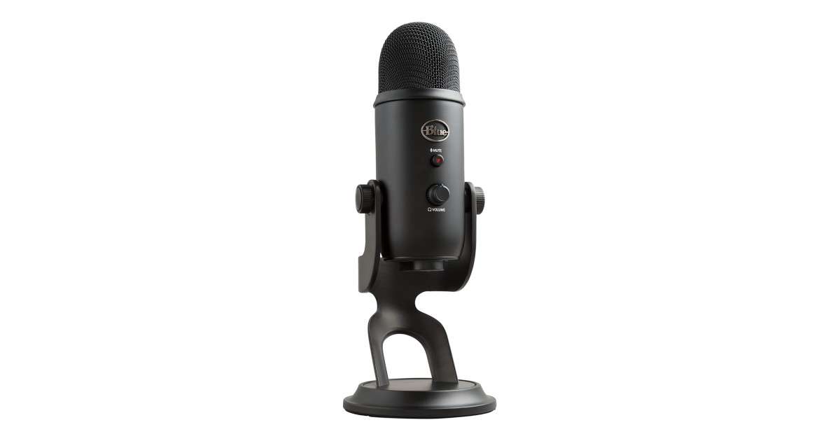 Blue Yeti Blackout USBマイク Logitech Blue Yeti USB Microphone for Recording, Streaming, Gaming