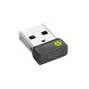 Logitech Bolt USB Receiver, 2.4 GHz Wireless Technology, USB Plug Compatible with All Logitech Unifying Devices Like Wireless Mouse and Keyboard, PC/Mac/Laptop - Black