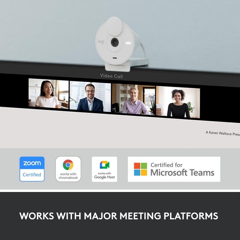 Logitech Brio 300 Full Hd Webcam with Privacy Shutter, Noise Reduction Microphone, USB-C, Certified for Zoom, Microsoft Teams, Google Meet, Auto Light Correction - Graphite - Digital Logitech Brio 300 Full Hd Webcam with Privacy Shutter, Noise Reduction Microphone, USB-C, Certified for Zoom, Microsoft Teams, Google Meet, Auto Light Correction - Graphite - Digital