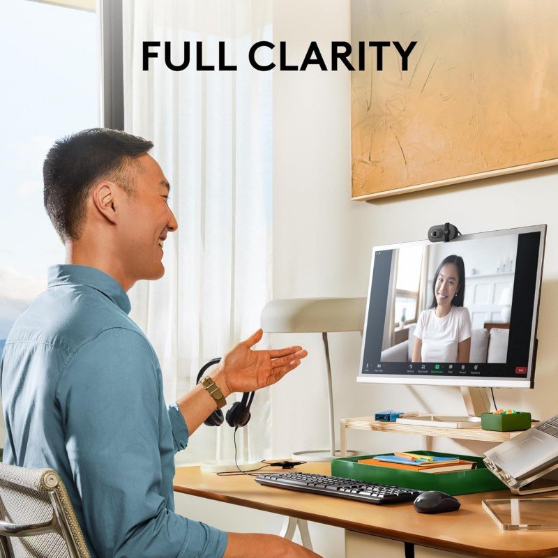 Logitech C270 HD Webcam, HD 720p/30fps, Widescreen HD Video Calling, HD Light Correction, Noise-Reducing Mic, for Skype, FaceTime, Hangouts, WebEx, PC/Mac/Laptop/MacBook/Tablet - Black Logitech C270 HD Webcam, HD 720p/30fps, Widescreen HD Video Calling, HD Light Correction, Noise-Reducing Mic, for Skype, FaceTime, Hangouts, WebEx, PC/Mac/Laptop/MacBook/Tablet - Black