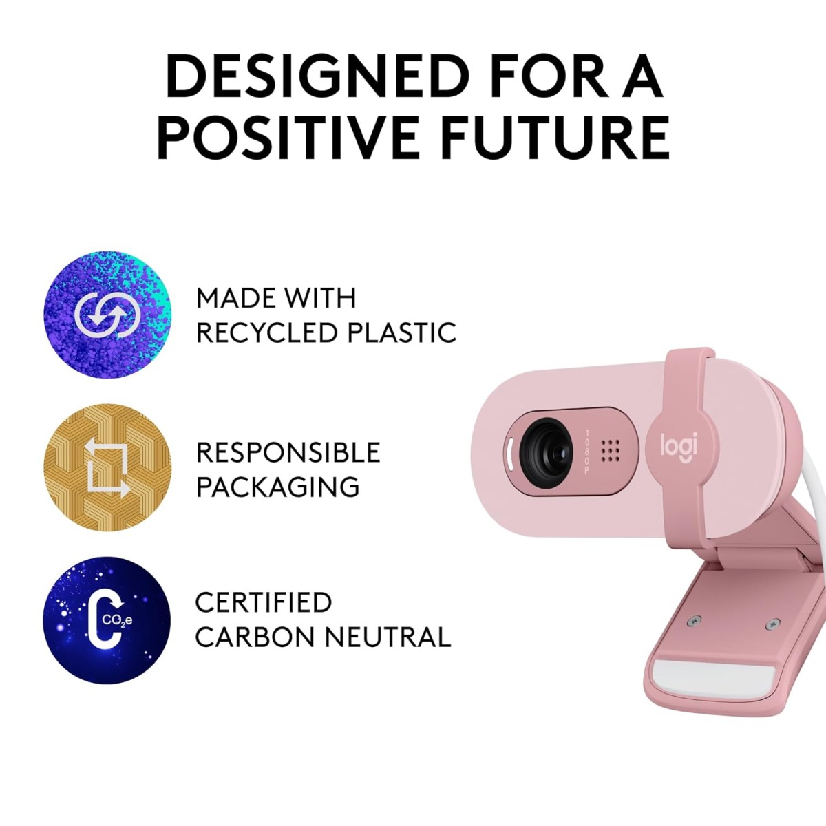 Logitech C270 HD Webcam, HD 720p/30fps, Widescreen HD Video Calling, HD Light Correction, Noise-Reducing Mic, for Skype, FaceTime, Hangouts, WebEx, PC/Mac/Laptop/MacBook/Tablet - Black