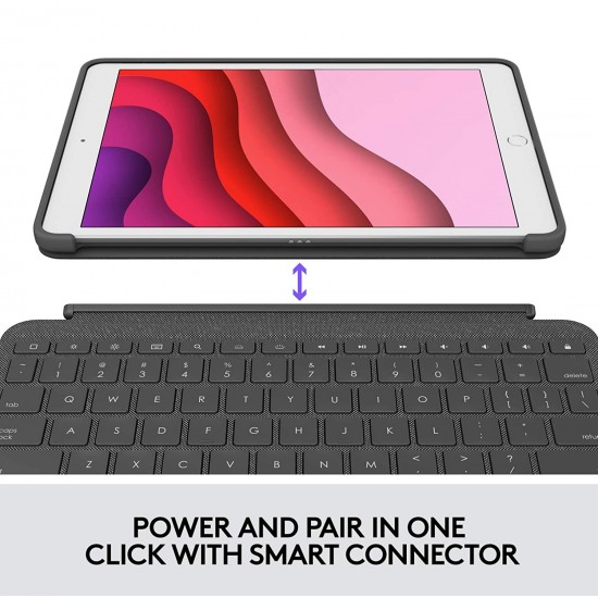 Logitech Combo Touch iPad Pro 11-inch (1st, 2nd, 3rd gen) Keyboard Case, Detachable Backlit Keyboard