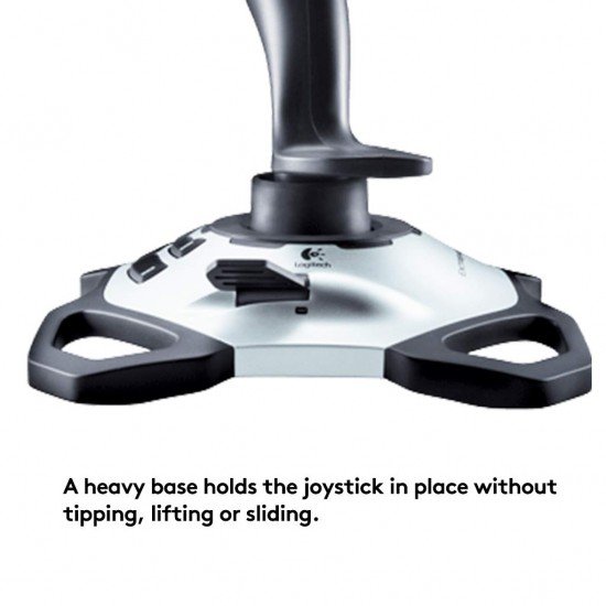 Logitech Extreme 3D Pro Joystick Playstation Black Silver – Gaming Accessories (Joystick, Playstation, Wired, USB 1.1)