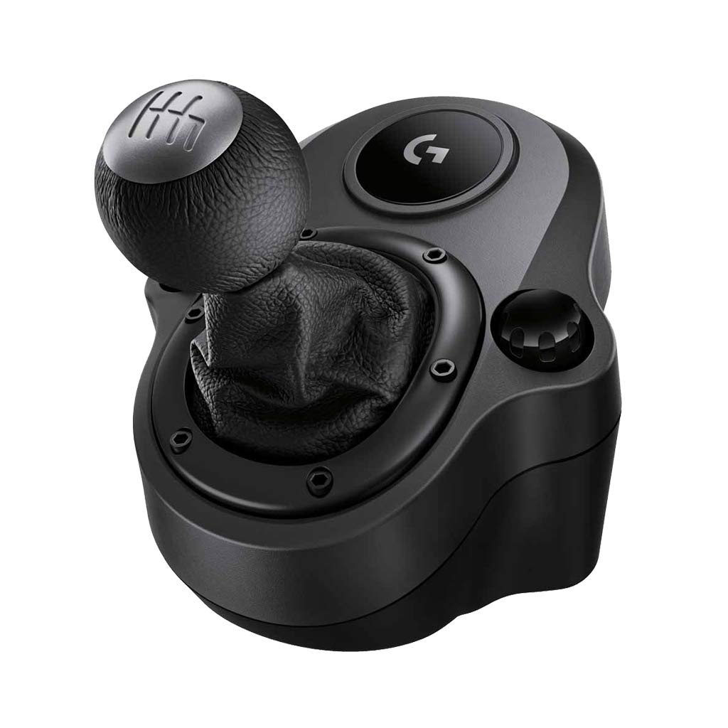 Logitech G Driving Force Racing Wheels Shifter for G29, G920 & G923, 6 Speed- Black