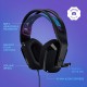Logitech G335 Lightweight Gaming Wired Over Ear Headphones with Mic Flip to Mute 3.5Mm Audio Jack, Memory 