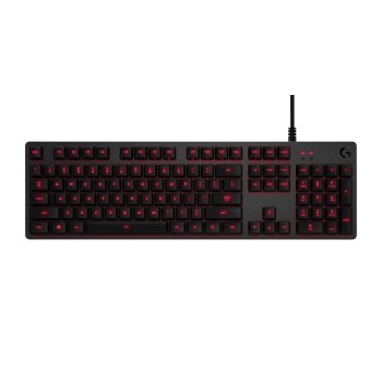 Logitech G413 Mechanical Gaming Keyboard, Backlit Keys, Romer-G Tactile Key Switches, Brushed Aluminum Case,