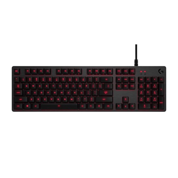 Logitech G413 Mechanical Gaming Keyboard, Backlit Keys, Romer-G Tactile Key Switches, Brushed Aluminum Case,