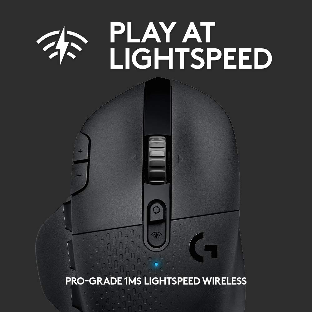 Logitech G604 Lightspeed Wireless Gaming Mouse Black