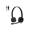 Logitech H151 Wired Headphones On Ear Headphones With Mic (Black)
