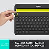 Logitech k480 wireless bluetooth multi device keyboard for windows black