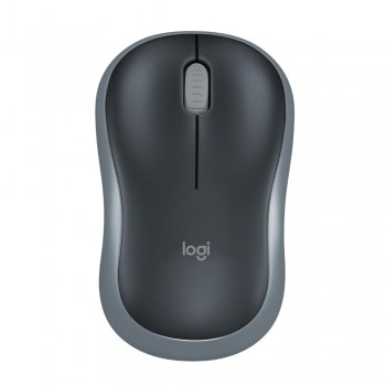 Logitech M186 Wireless Mouse, 2.4GHz with USB Mini Receiver, 12-Month Battery Life, 1000 DPI Optical Tracking, Ambidextrous, Compatible with PC, Mac, Laptop