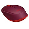 Logitech M337 Wireless Mouse, Bluetooth, 1000 DPI Laser Grade Optical Sensor - Red