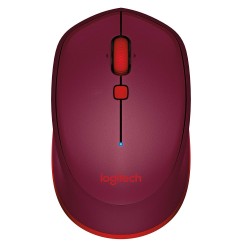 Logitech M337 Wireless Mouse, Bluetooth, 1000 DPI Laser Grade Optical Sensor - Red