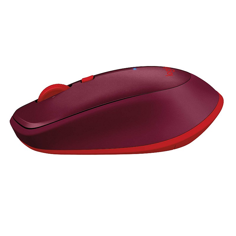 Logitech M337 Wireless Mouse, Bluetooth, 1000 DPI Laser Grade Optical Sensor - Red