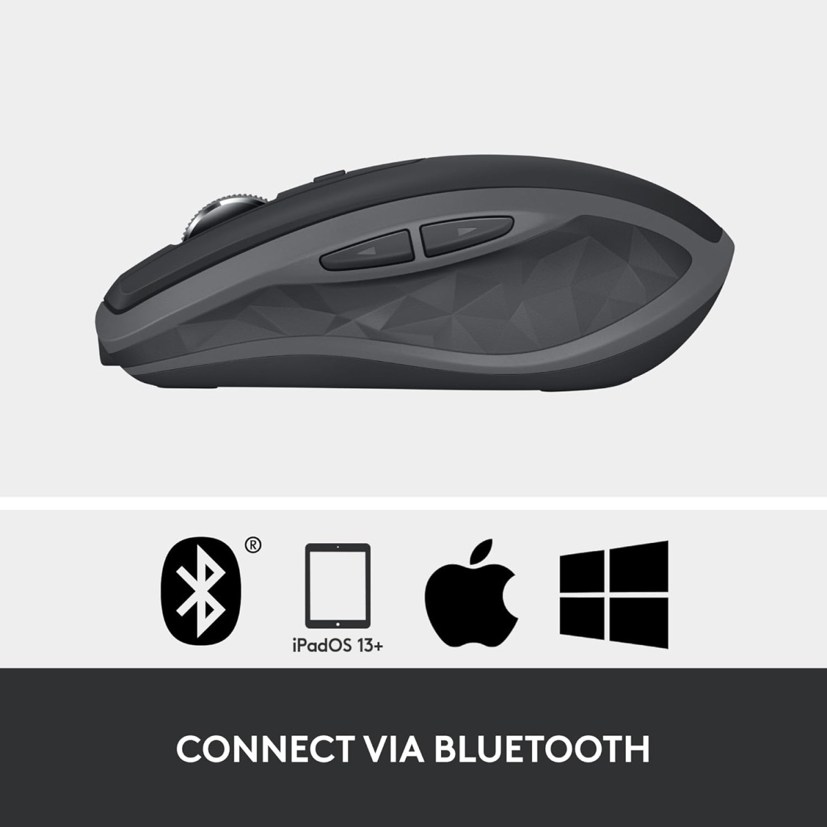 Logitech MX Anywhere 2S Bluetooth Edition Wireless Mouse, Multi-Surface with 4000 DPI, Hyper-Fast Scrolling and 7 Customisable Buttons Logitech MX Anywhere 2S Bluetooth Edition Wireless Mouse, Multi-Surface with 4000 DPI, Hyper-Fast Scrolling and 7 Customisable Buttons