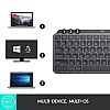 Logitech Mx Keys Advanced Illuminated Wireless Keyboard, Bluetooth Graphite Black