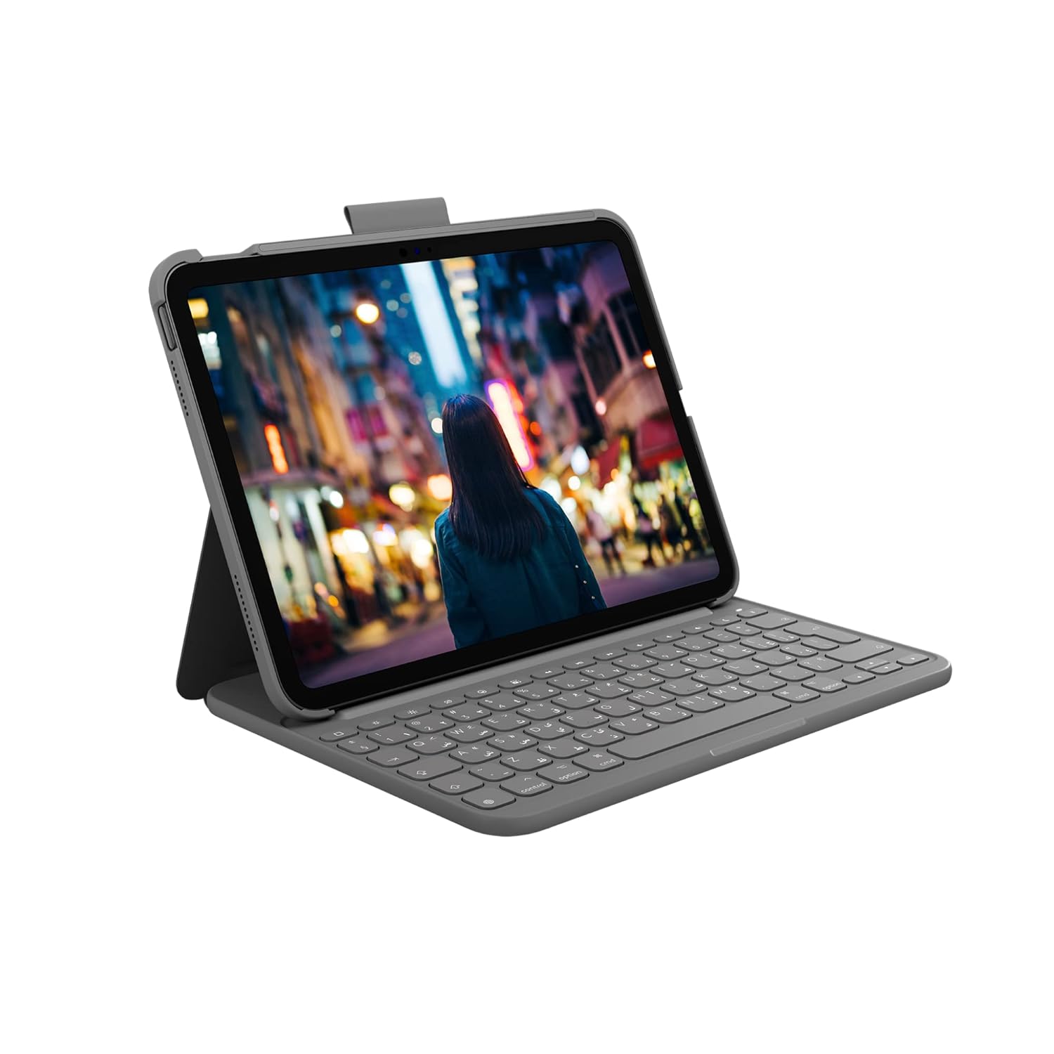 Logi FOLIO TOUCH グレー iPadケース Logitech Folio Touch iPad Keyboard Case with Trackpad and Smart